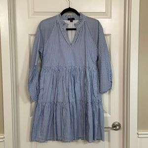 J Crew Tiered Mini Dress with Pockets!